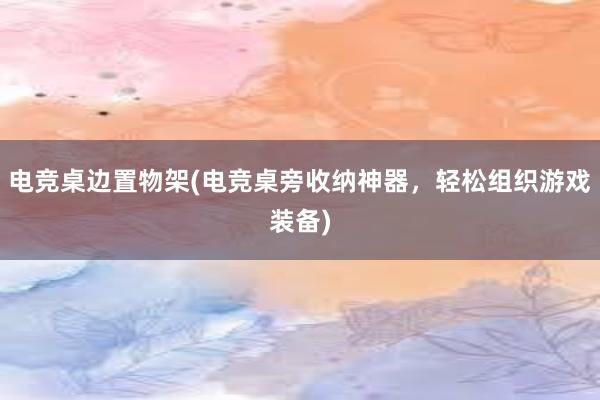 电竞桌边置物架(电竞桌旁收纳神器，轻松组织游戏装备)