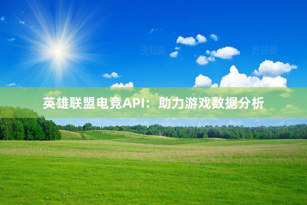 英雄联盟电竞API：助力游戏数据分析